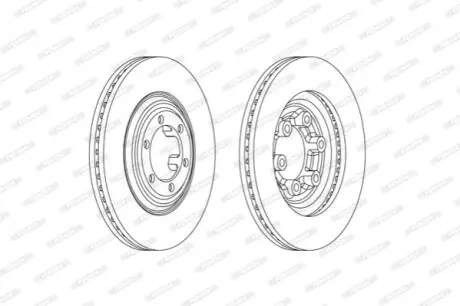 Автозапчасть FERODO DDF2372C