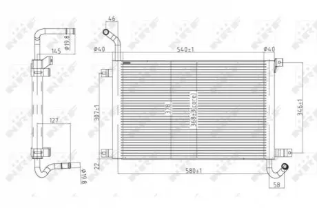 Автозапчасть NRF 50144