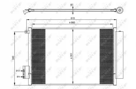 Автозапчасть NRF 350065