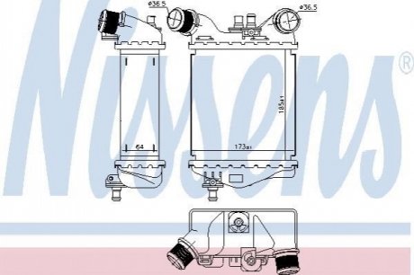 Автозапчасть NISSENS 96167