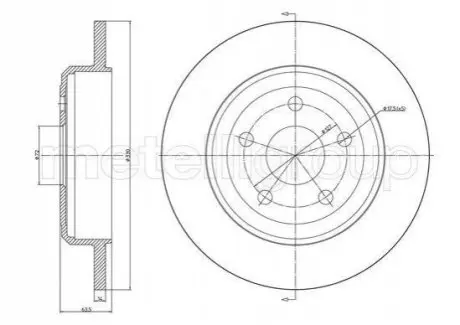 Автозапчасть Metelli 231564C
