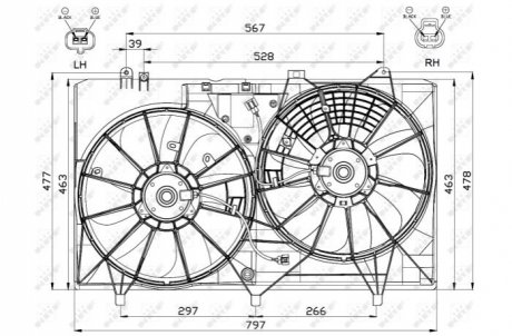 Автозапчасть NRF 47565