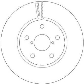 TARCZA HAM. TRW DF6727S (фото 1)