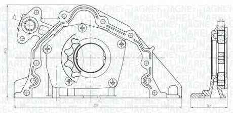 POMPA OLEJU MAGNETI MARELLI 351516000067