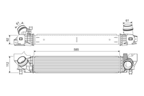 INTERCOOLER Valeo 822924