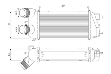 INTERCOOLER Valeo 818371