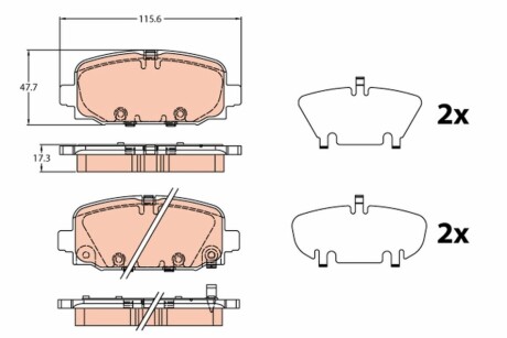 KLOCKI HAM. TRW GDB2321