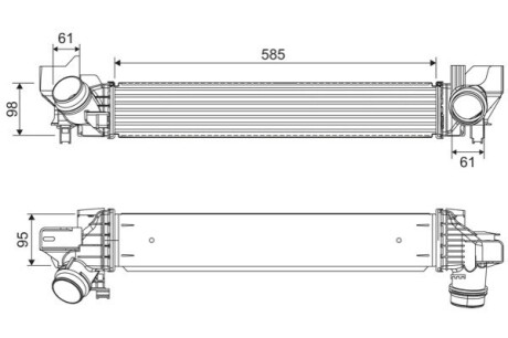 Intercooler Valeo 818318