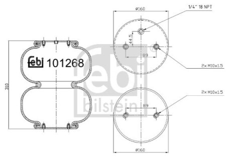 Air Gaiter FEBI BILSTEIN 101268