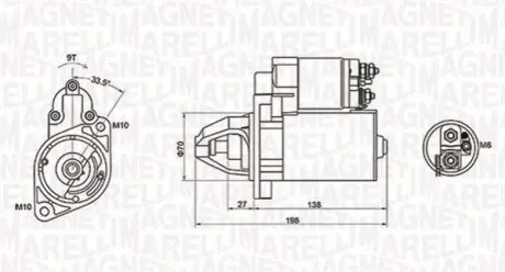 Rozrusznik MAGNETI MARELLI MQS1283