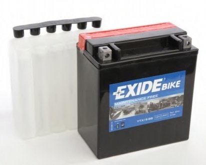Акумулятор EXIDE YTX16BS (фото 1)