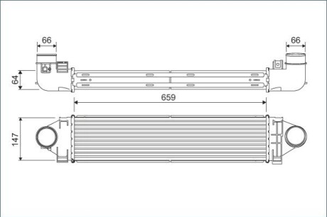 Інтеркулер Valeo 822926