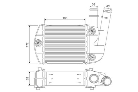 Інтеркулер Valeo 818310