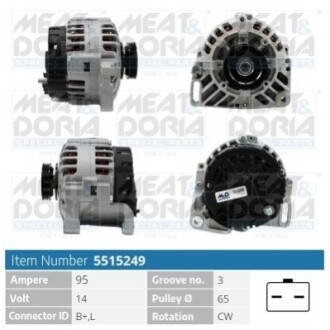 Alternator MEAT&DORIA 5515249