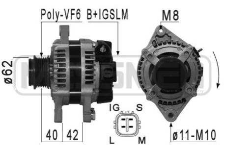 Alternator ERA 210882A