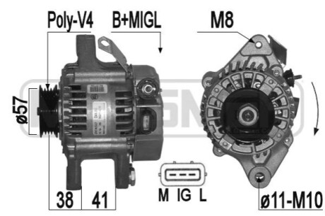 Alternator ERA 209394A