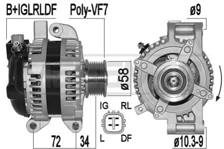 Alternator ERA 209534A