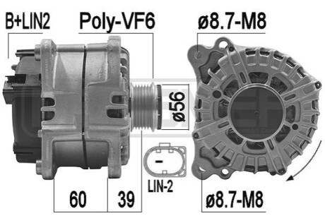 Alternator ERA 209186