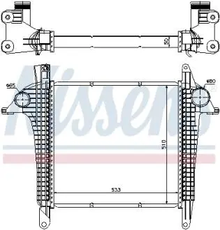 Інтеркулер NISSENS 97057 (фото 1)