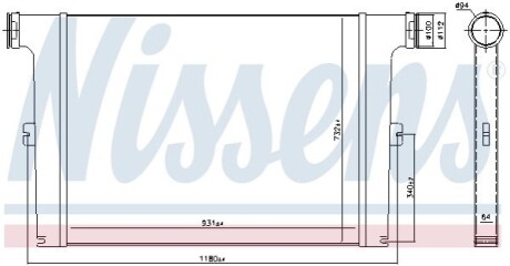 Интеркулер NISSENS 97066