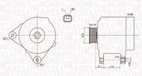 Alternator MAGNETI MARELLI MQA1824