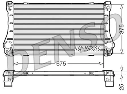 Интеркулер DENSO DIT50006