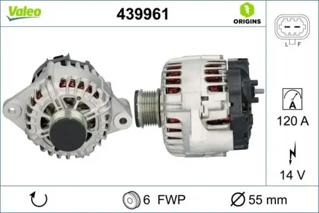 Генератор Valeo 439961