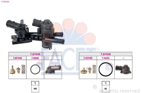 TERMOSTAT FACET 77962KK