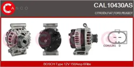 Генератор CASCO CAL10430AS