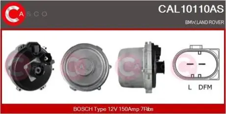 Генератор CASCO CAL10110AS