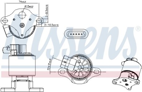 ZAWOR EGR NISSENS 98361