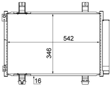 SKRAPLACZ MAHLE / KNECHT AC611000S