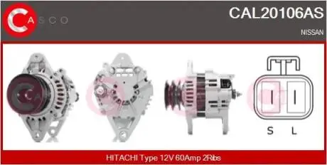 Генератор CASCO CAL20106AS