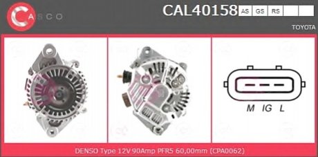 Генератор CASCO CAL40158AS (фото 1)