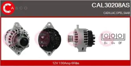 Генератор CASCO CAL30208AS