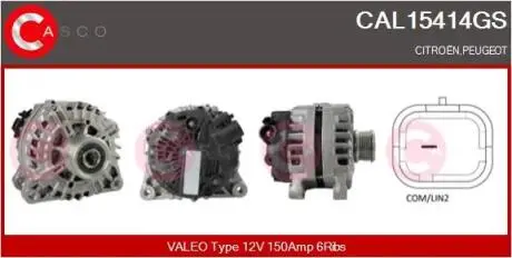 Генератор CASCO CAL15414GS