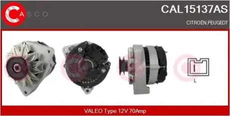 Генератор CASCO CAL15137AS
