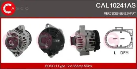 Генератор CASCO CAL10241AS