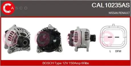 Генератор CASCO CAL10235AS