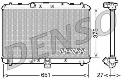 Радиатор DENSO DRM47022