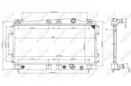 Радіатор NRF 53955