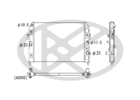 Фото радиатор KOYORAD PL061884 Радиатор KOYORAD PL061884