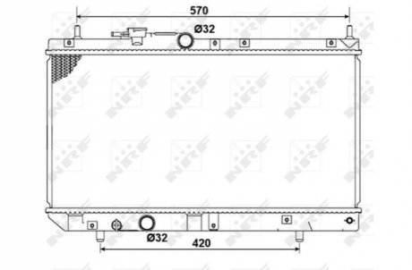 Радіатор NRF 53277