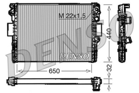 Радиатор DENSO DRM12005