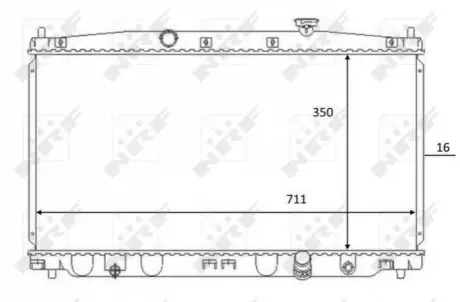 Радиатор NRF 59066