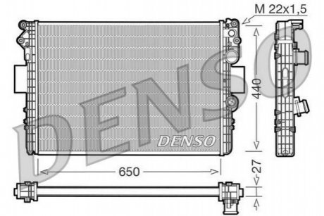 Радиатор DENSO DRM12002