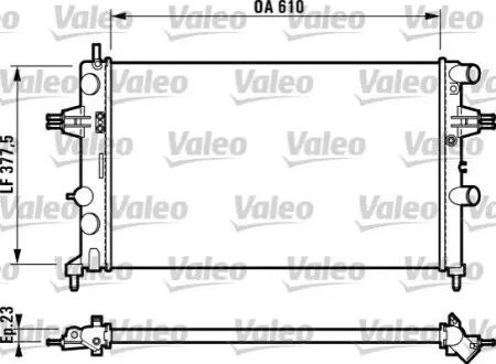 Радиатор Valeo 732551