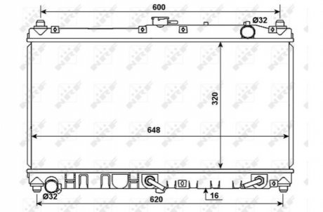 Радиатор NRF 53977