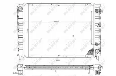 Радиатор NRF 53953