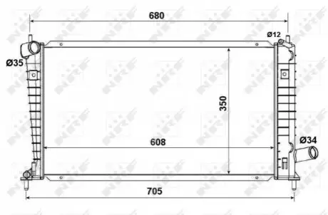 Радиатор NRF 53189